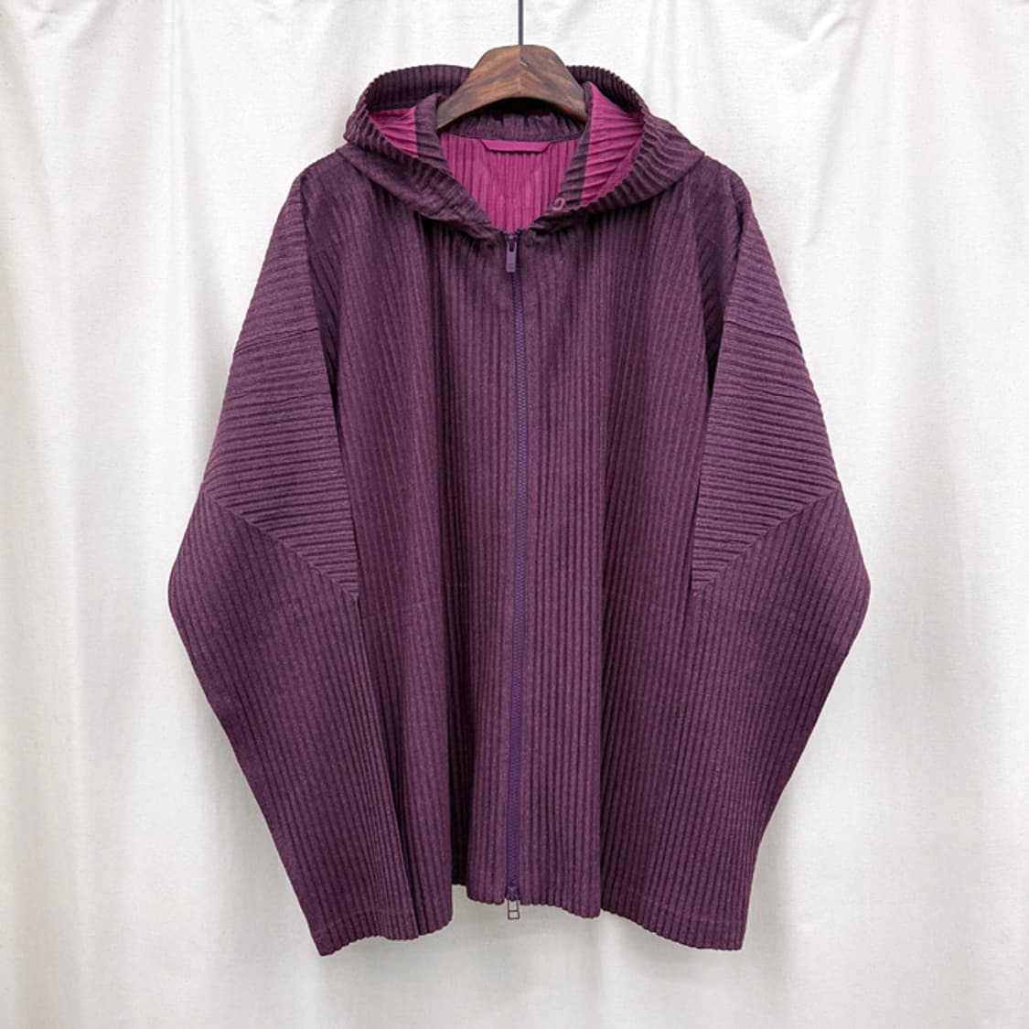 옴므플리세 울라이크 후드집업 4사이즈 상품이미지1