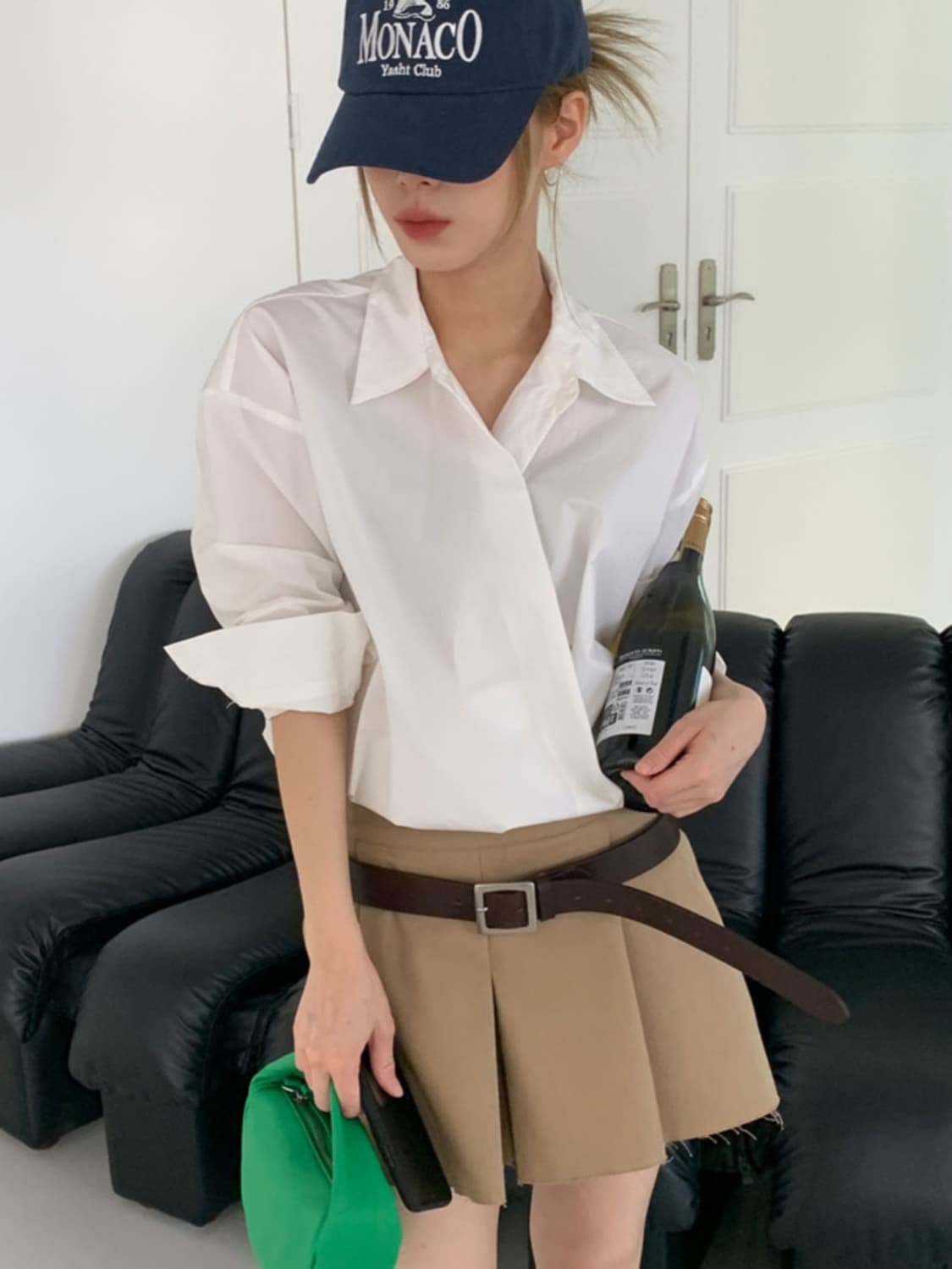 릿킴 플리츠 큐롯팬츠 상품이미지1