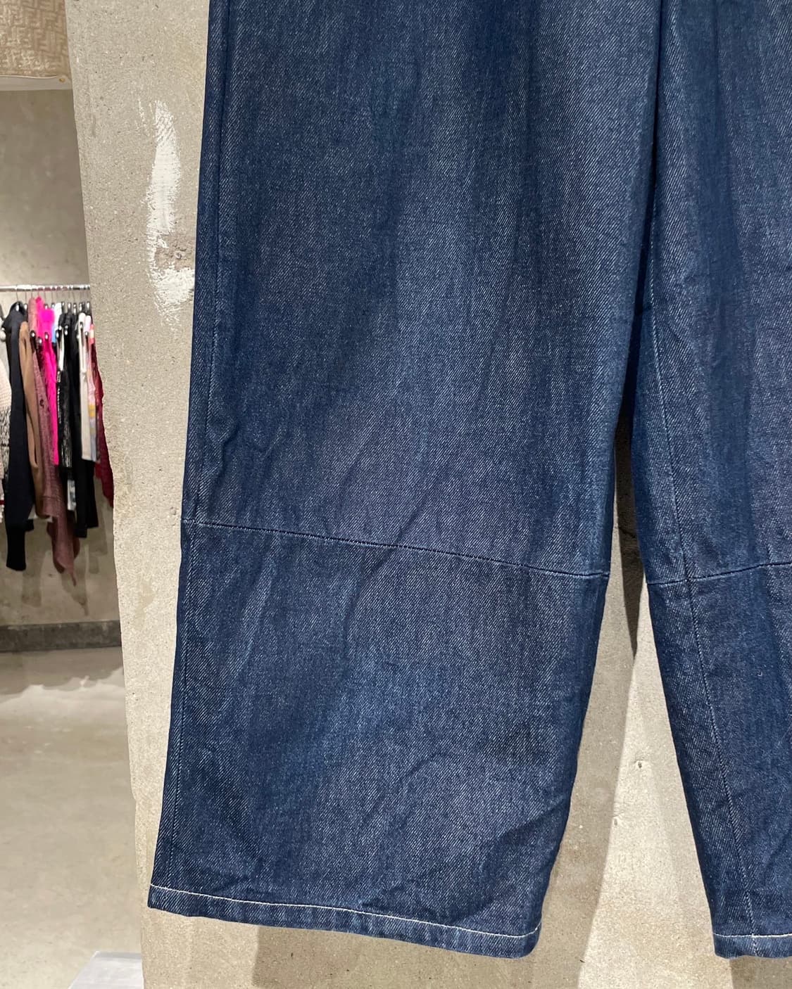 카미엘 포트젠스 진청 오우버진 데님 팬츠 상품이미지4