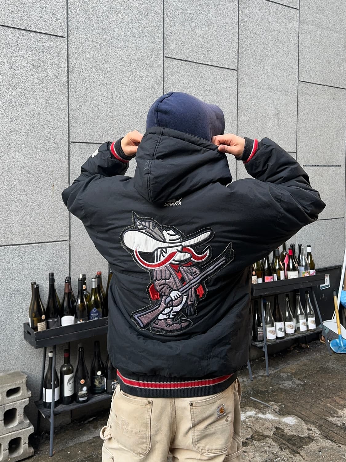 90’s Starter Las Vegas UVLV hood bomber  상품이미지2