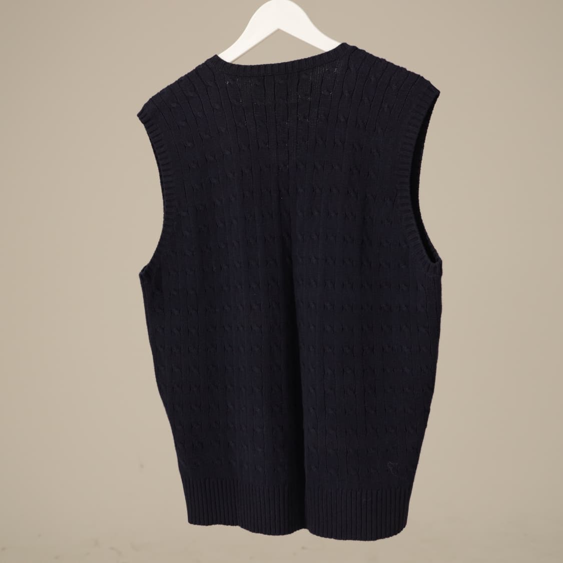 폴로 케이블 코튼 니트 베스트 상품이미지6