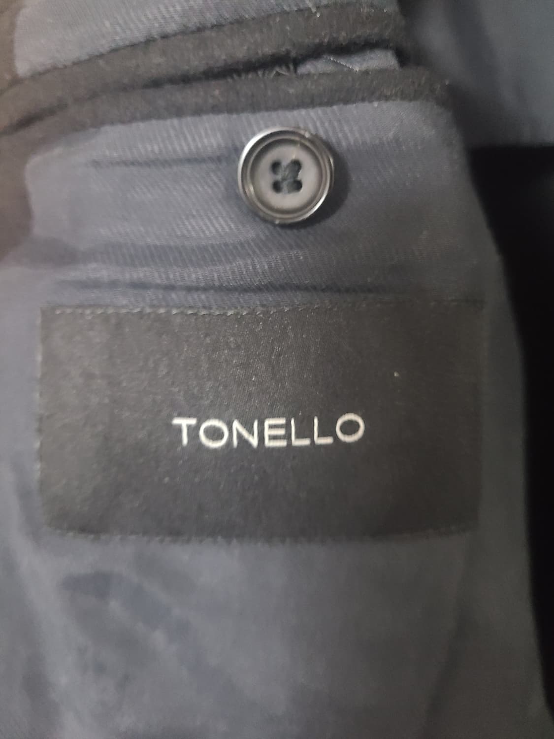 [새상품] 토넬로 이탈리아 울 캐시미어 자켓 블레이저 블랙 상품이미지9