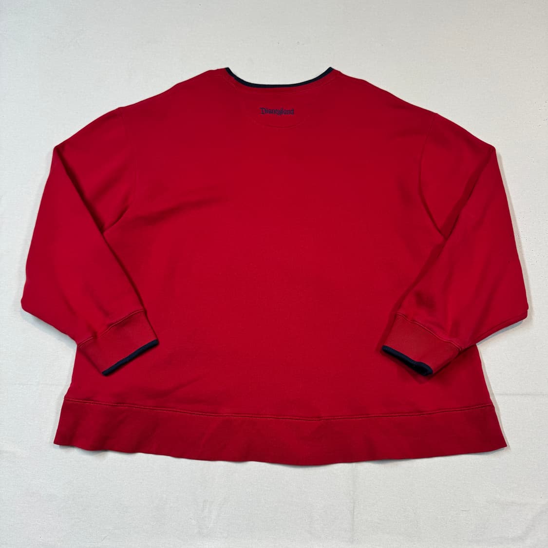 XL) 디즈니랜드 미키마우스 레드 맨투맨 티셔츠 상품이미지5