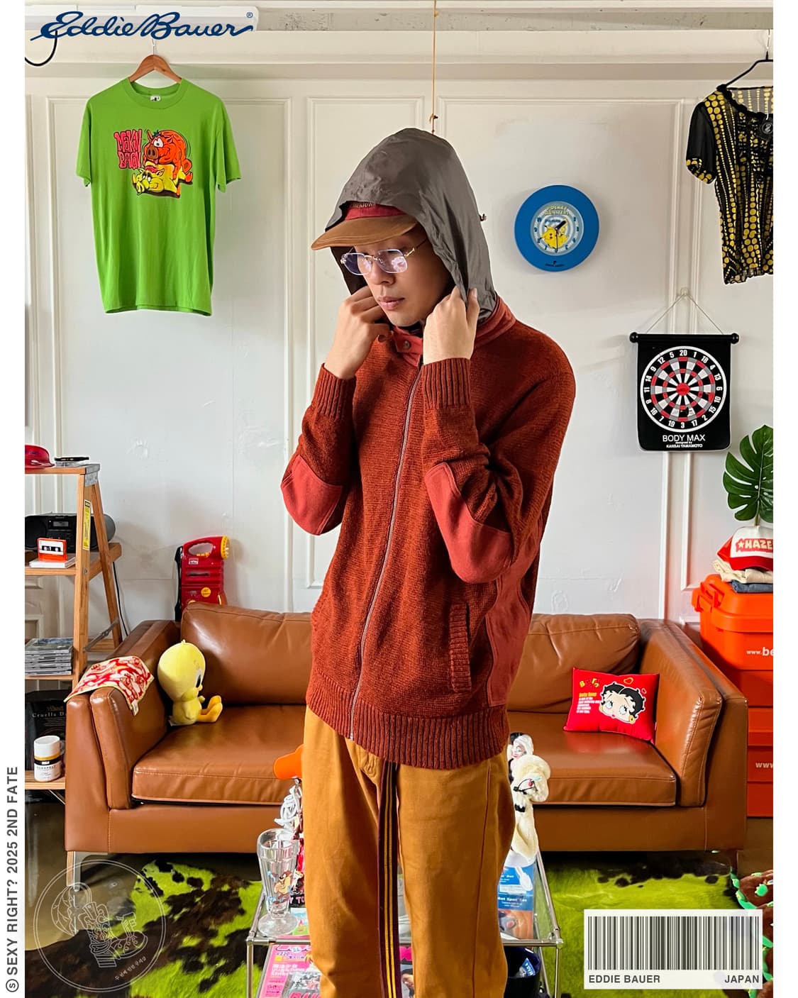 Eddie Bauer Wool Knit Zip-up JK 상품이미지1