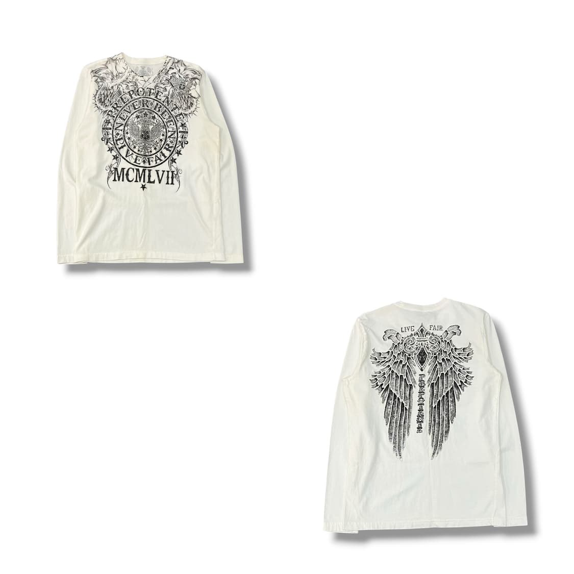  버커루 펑크 프린팅 롱슬리브 y14080 상품이미지1