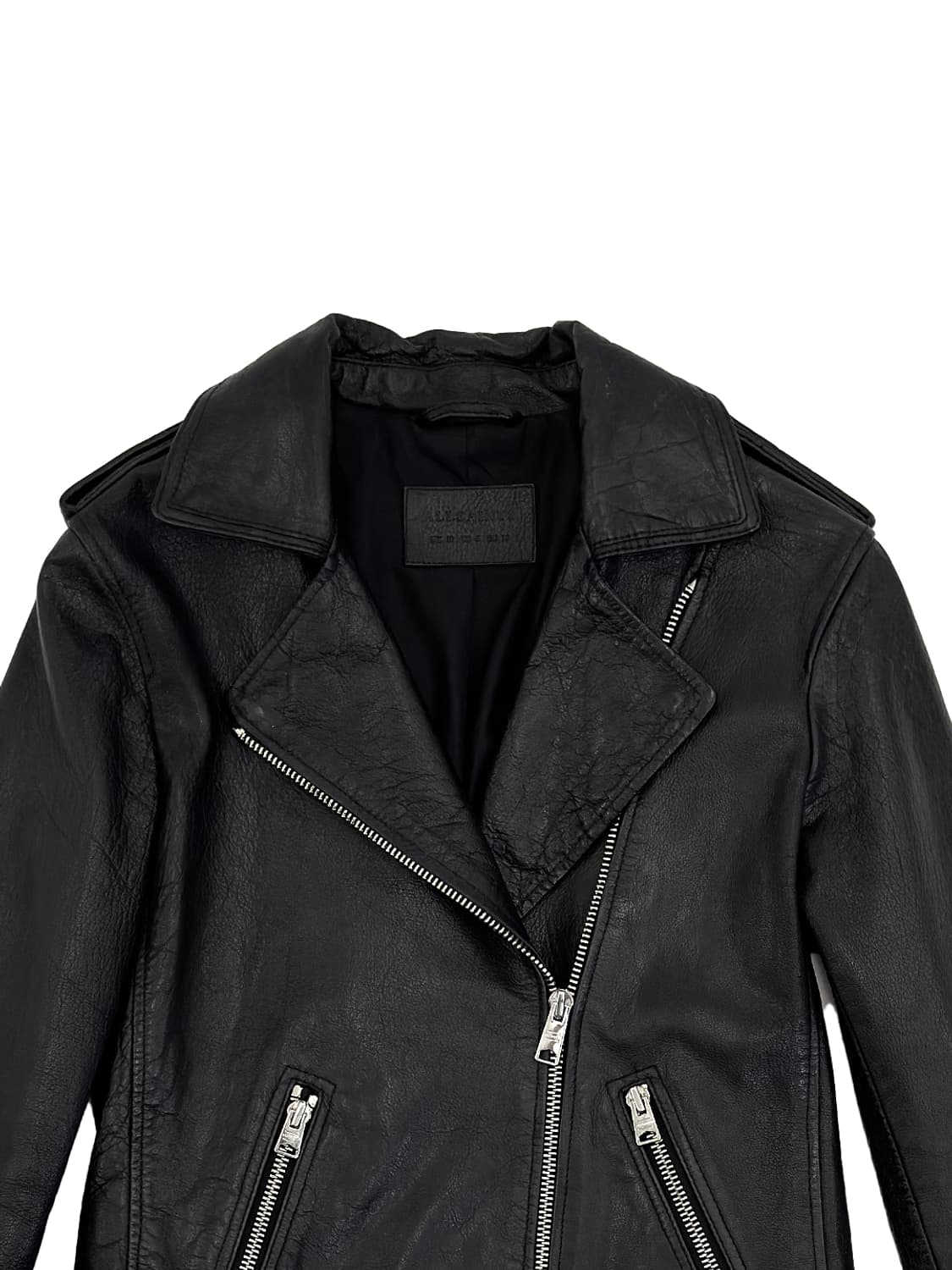 All Saints Biker Leather Jacket/ 38 상품이미지7