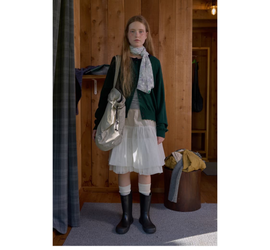 노컨텐츠 로맨틱 플라워 스카프 화이트 상품이미지2