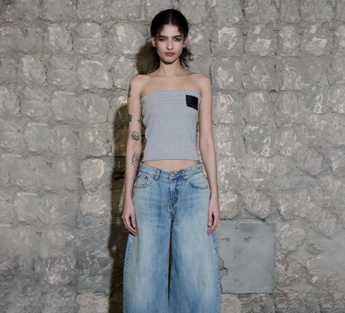 오도어 튜브탑 그레이 상품이미지2