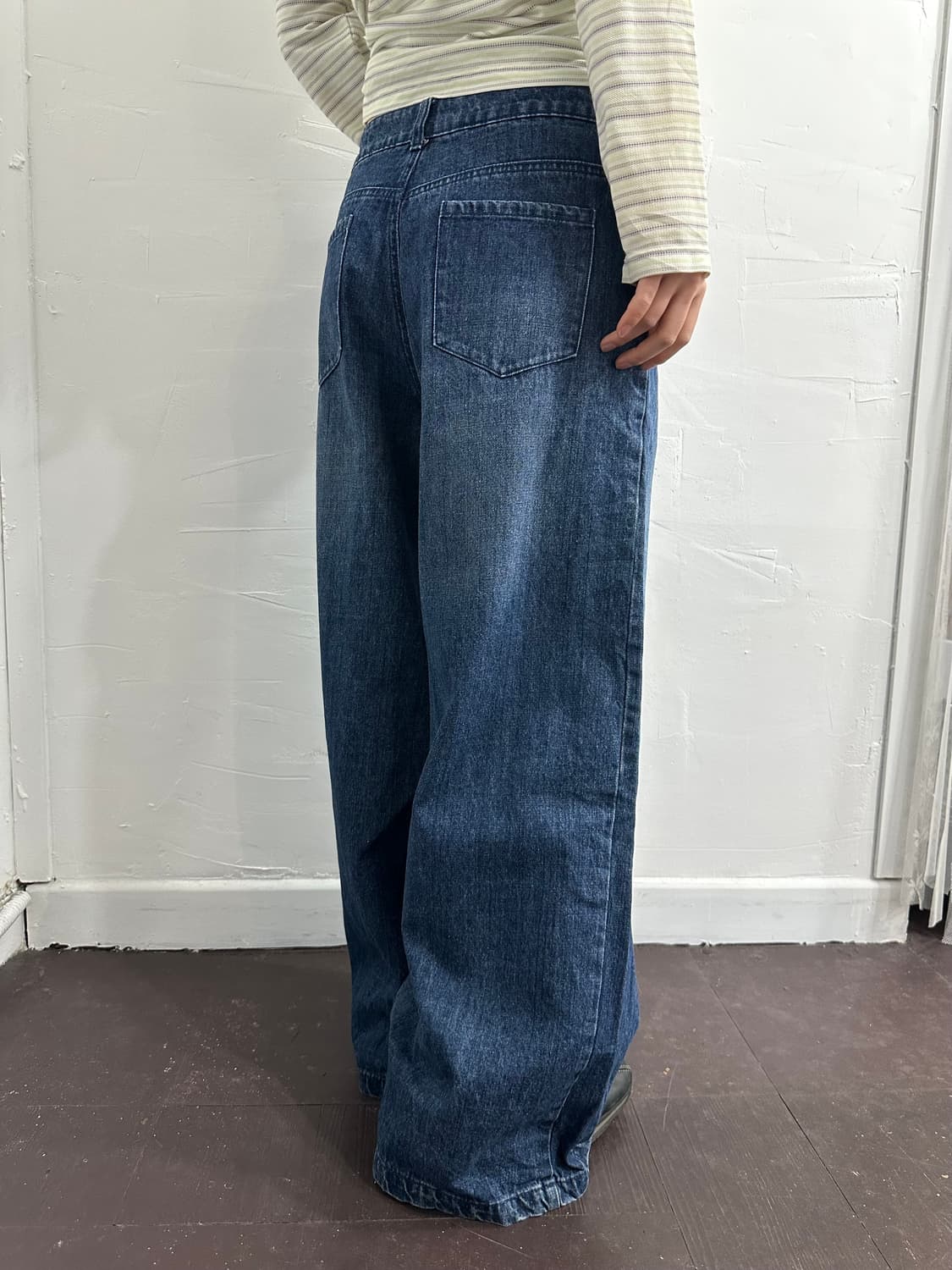 grl wide denim pants 상품이미지5
