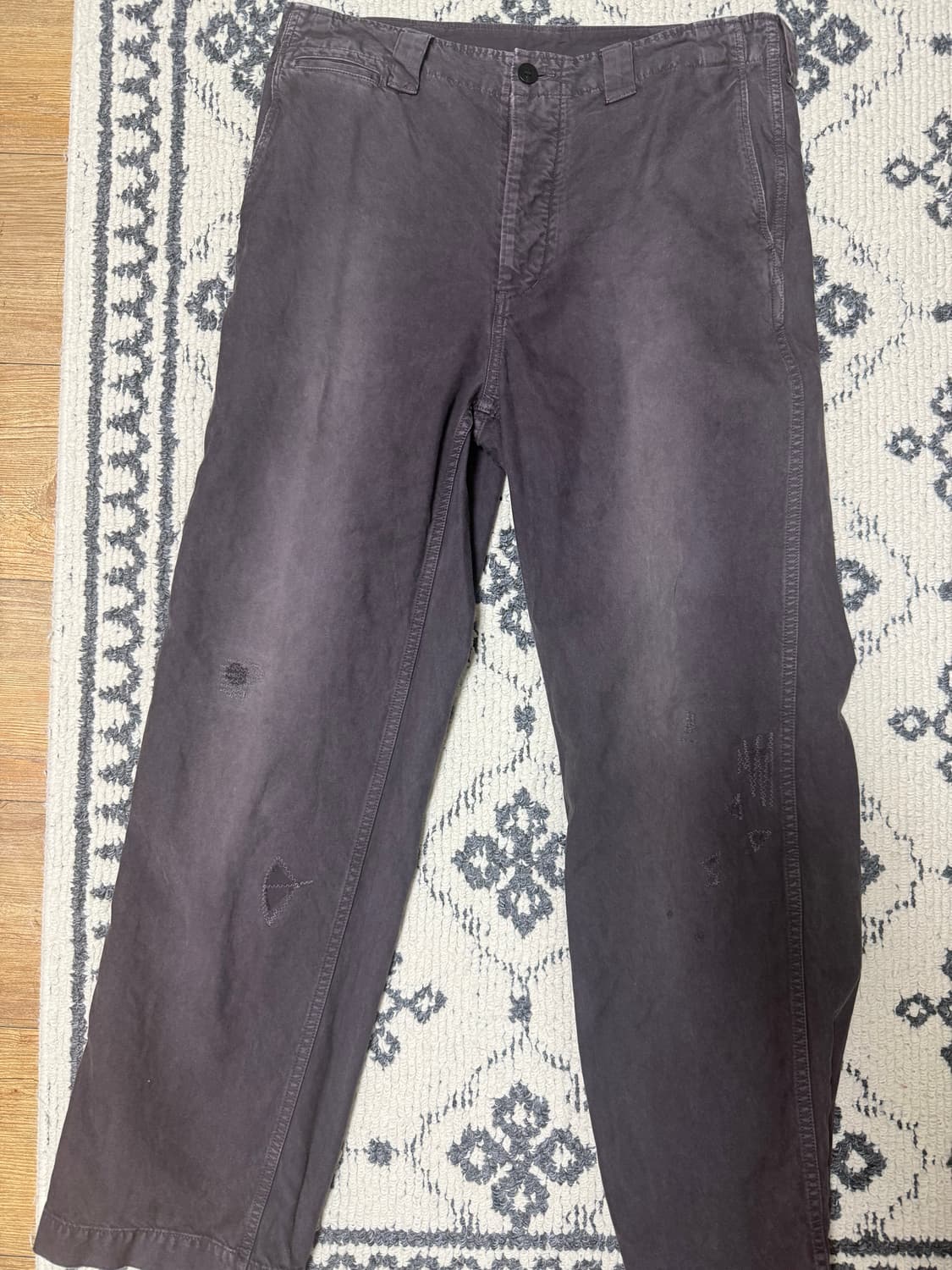 [2]24aw 비즈빔 크래쉬 치노 블랙 상품이미지1