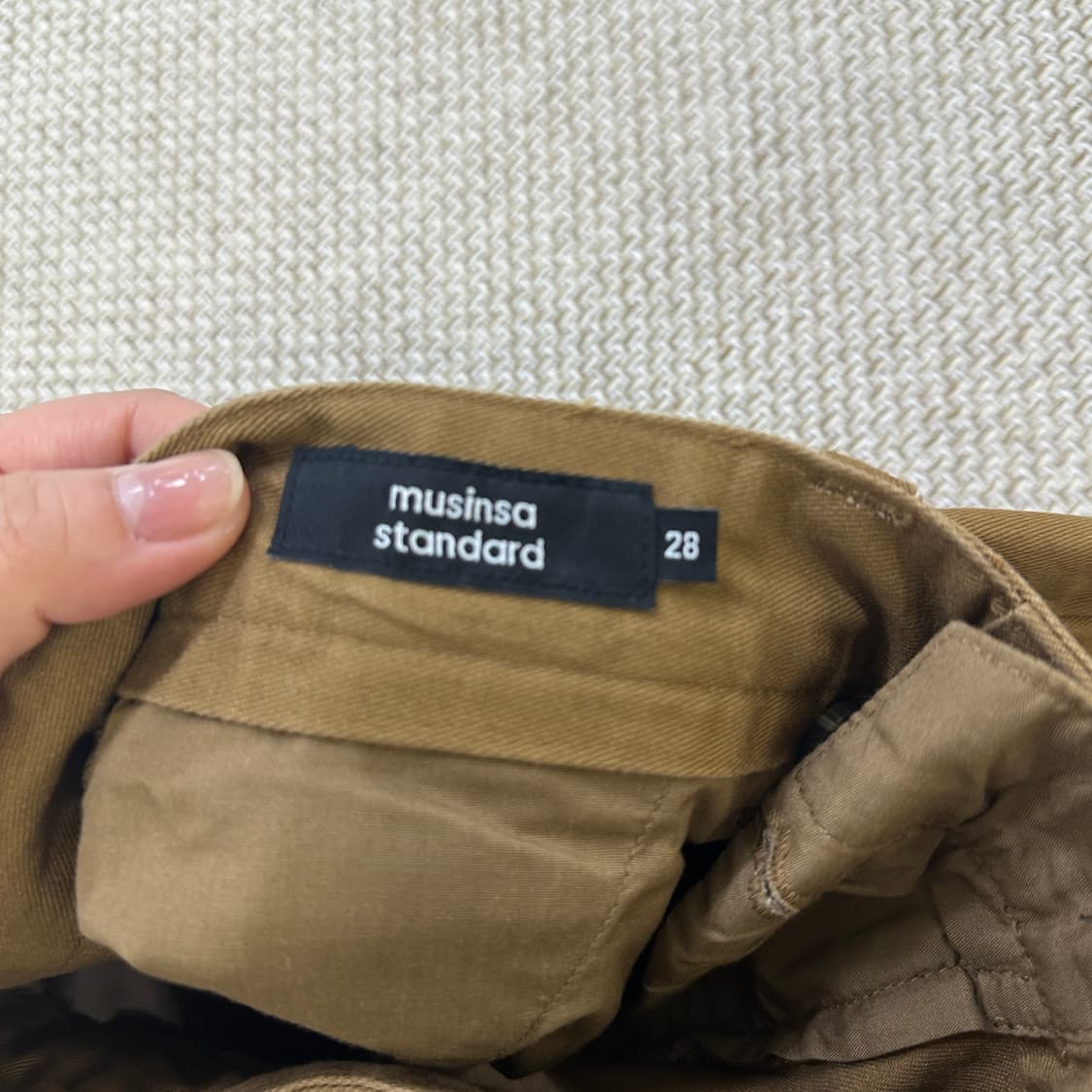 28 무신사스탠다드 치노 팬츠 0410D 상품이미지2