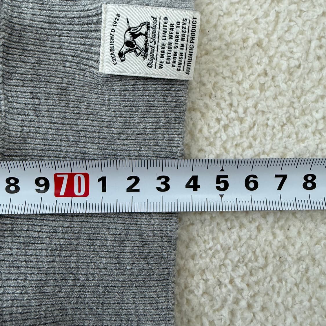 [110] 헤지스 배색 퍼피로고 라운드 니트 3677 상품이미지7