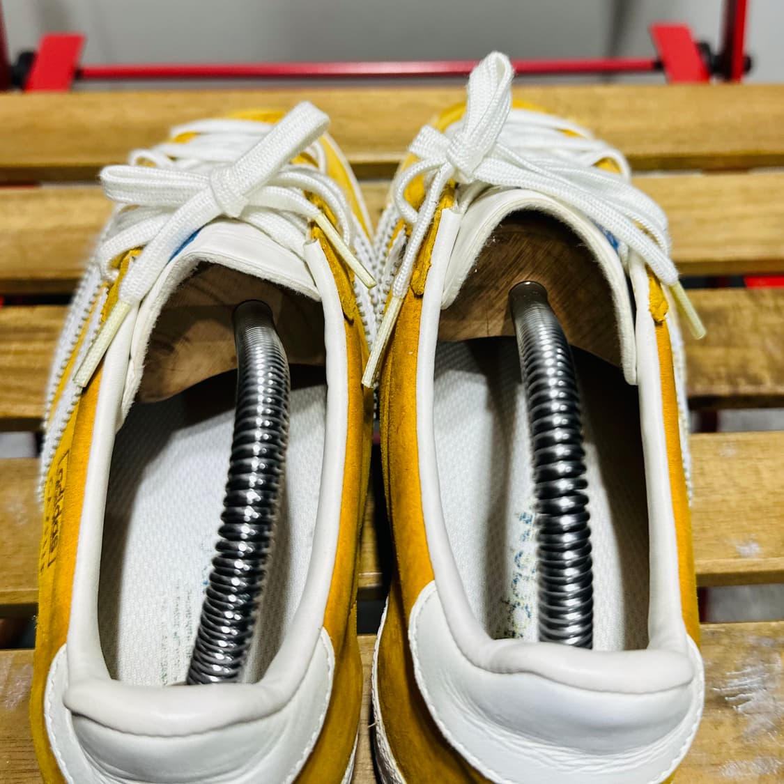 225) 아디다스 운동화 여성 여자 신발 가젤 옐로우 스웨이드 상품이미지5