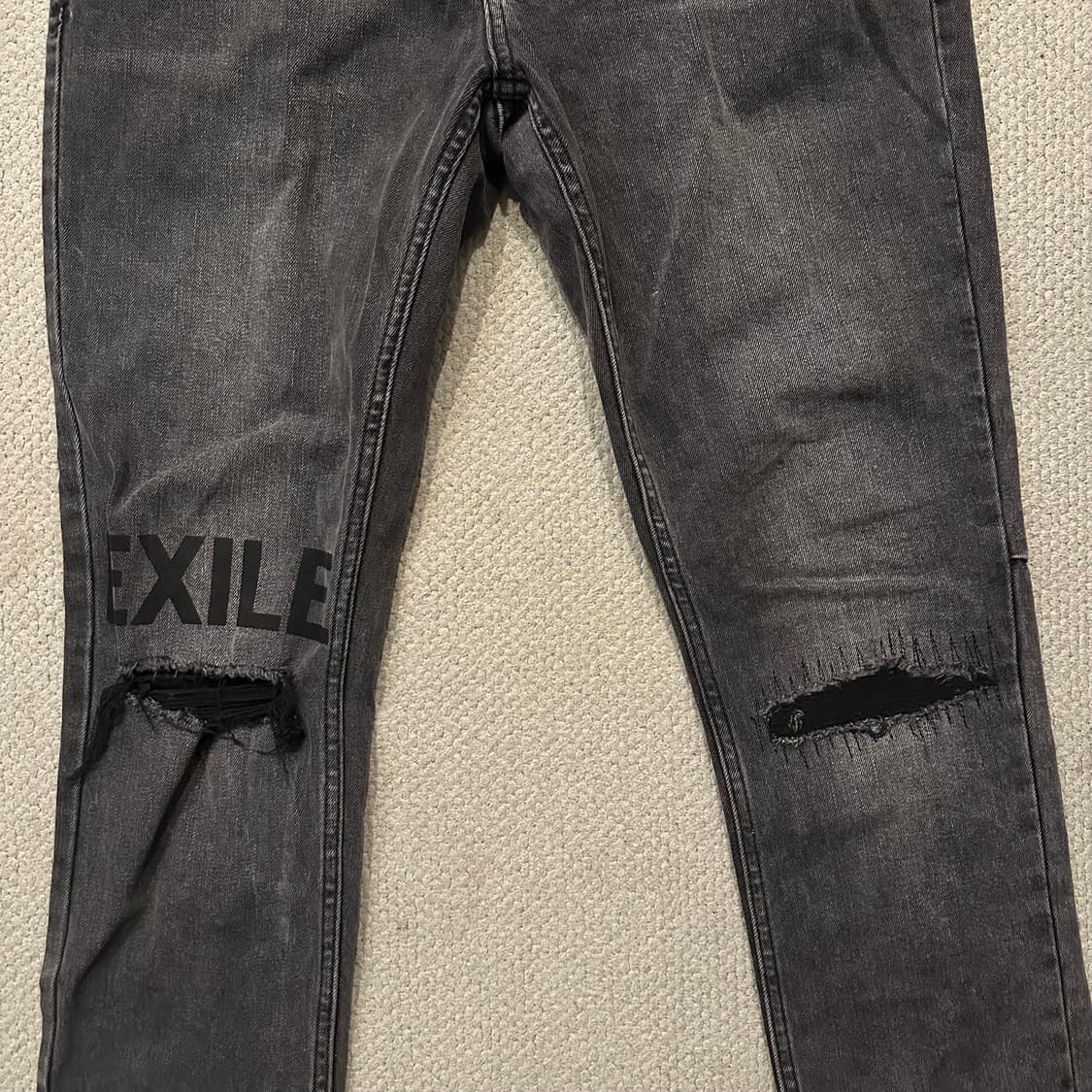 수비(Ksubi) 블랙 워싱 데님 상품이미지4