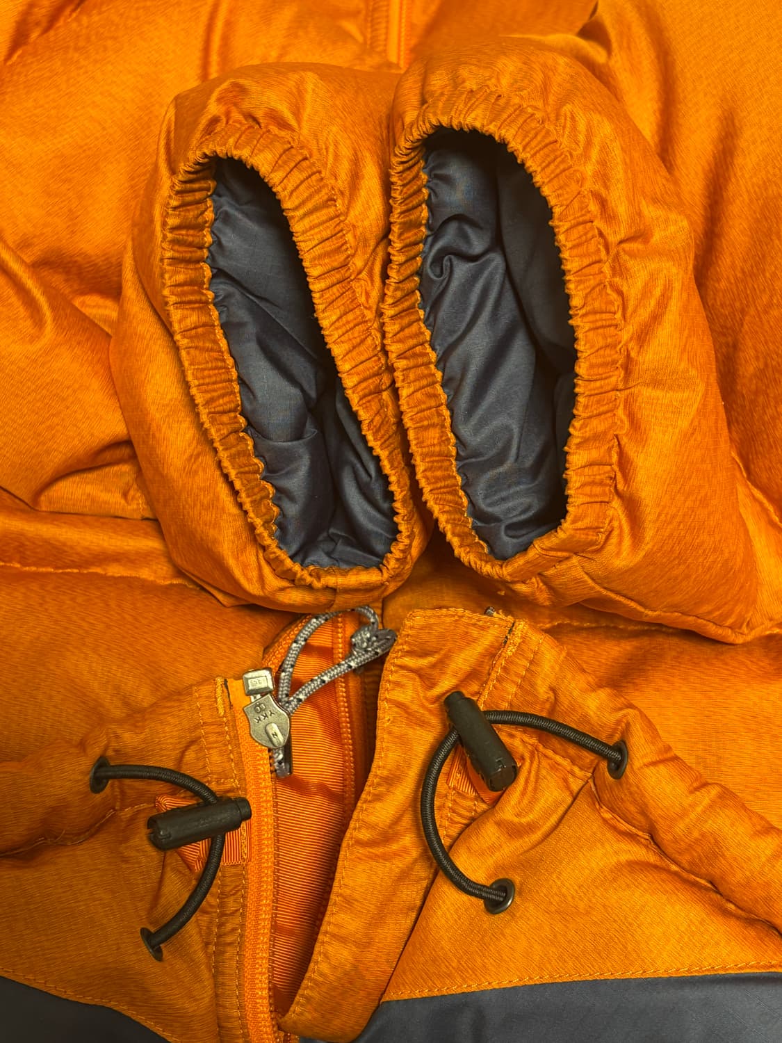 [XL] 파타고니아 패커블 구스다운 자켓 패딩 _ 오렌지 판매 상품이미지6