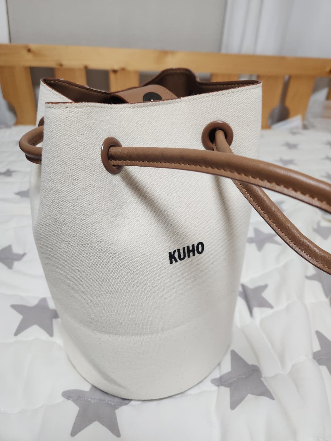 구호 캔버스 버킷백 상품이미지2