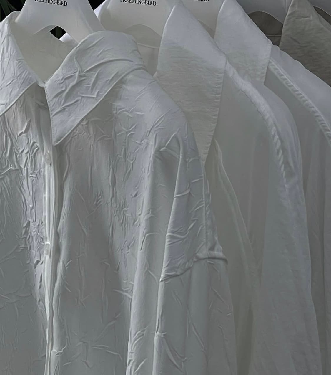 트리밍버드셔츠_크랙화이트 상품이미지2