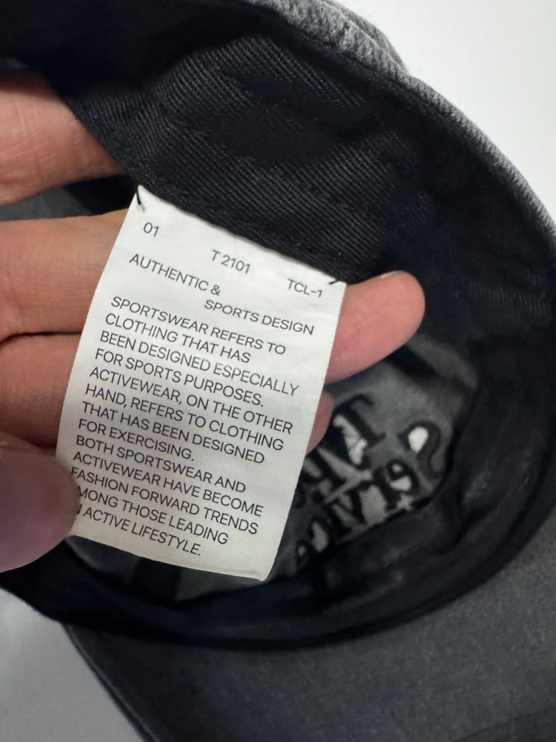 타입서비스 웹 빈티지 그레이 워싱 볼캡 상품이미지4