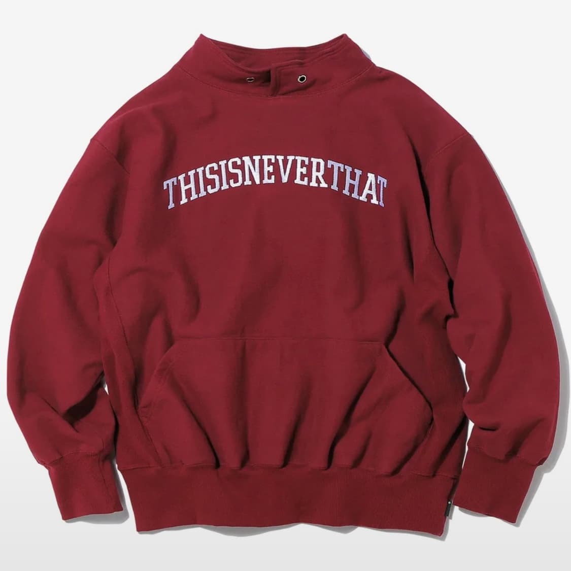 디스이즈네버댓 버건디 맨투맨 상품이미지1