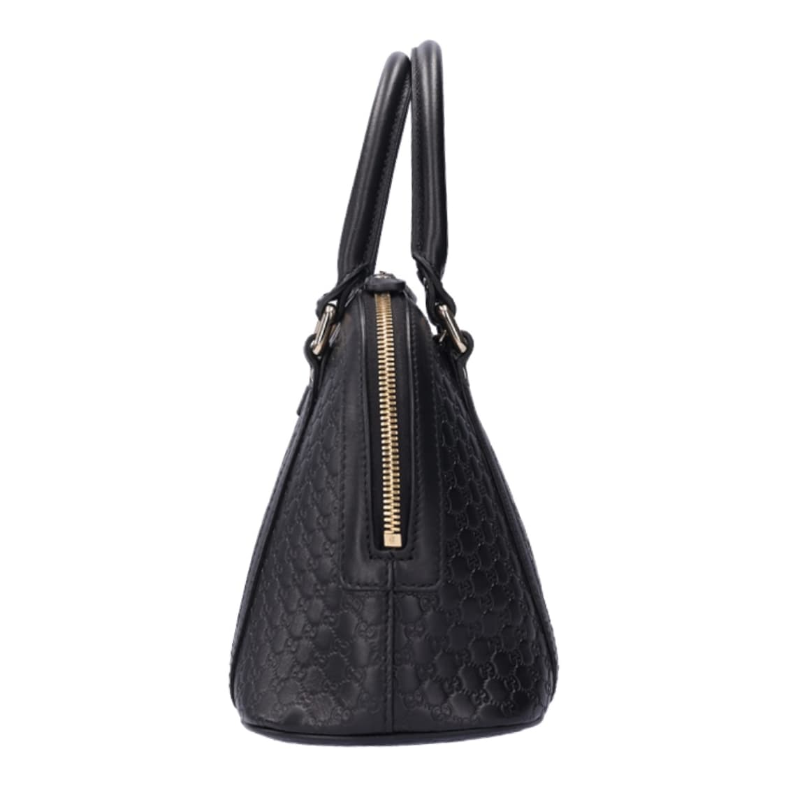 구찌 449654 마이크로 시마 미니 돔 토트백 레더 블랙  상품이미지9