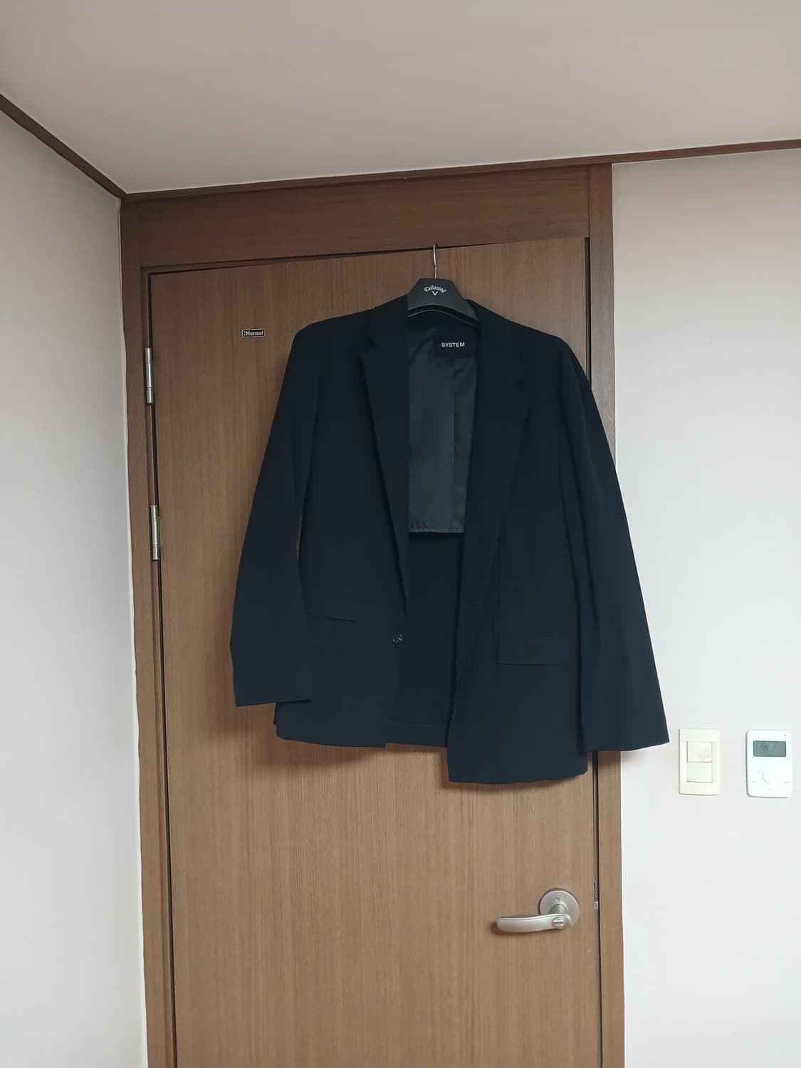 시스템옴므 남성 블랙 자켓110 상품이미지5