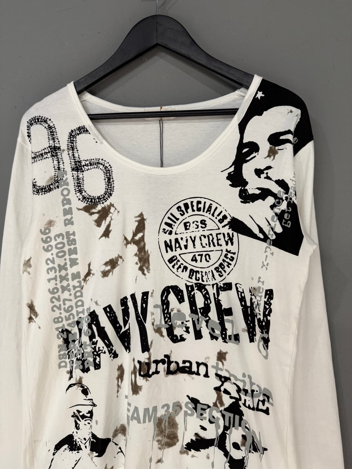 printing detail u-neck long sleeve 상품이미지6