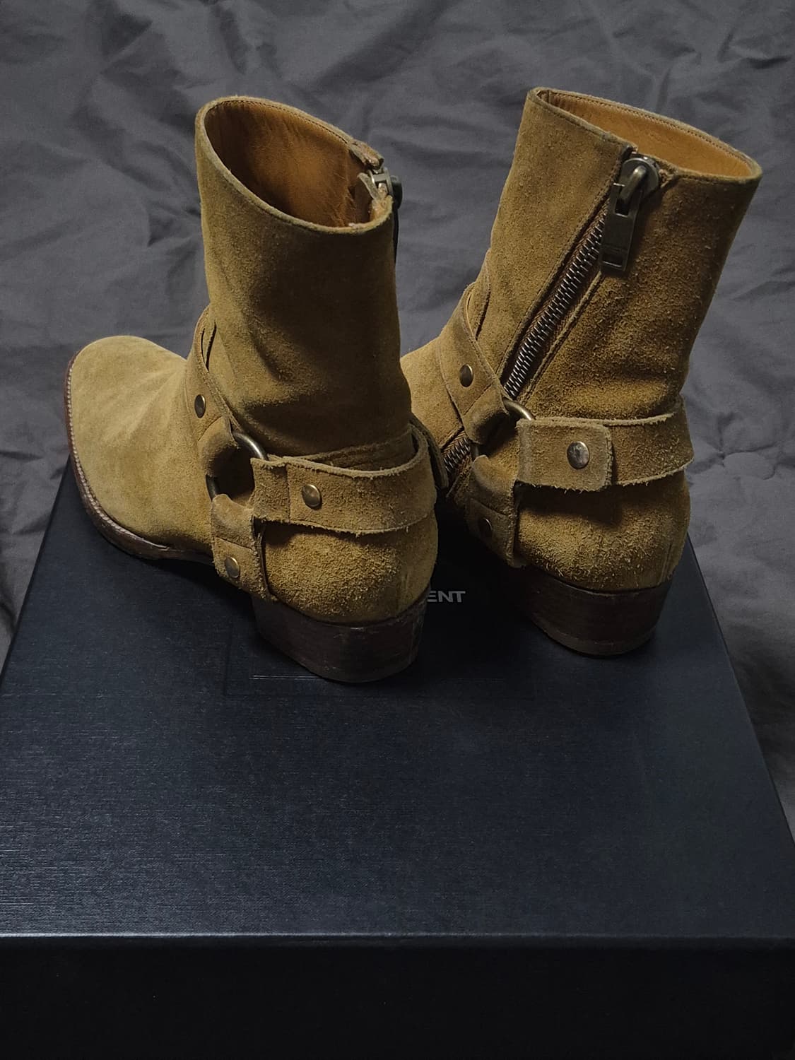 39) 생로랑 13fw 모터사이클 하네스 부츠 상품이미지2