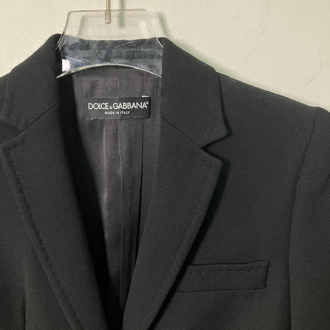 돌체앤가바나 블랙 테일러드 롱코트 36 상품이미지4