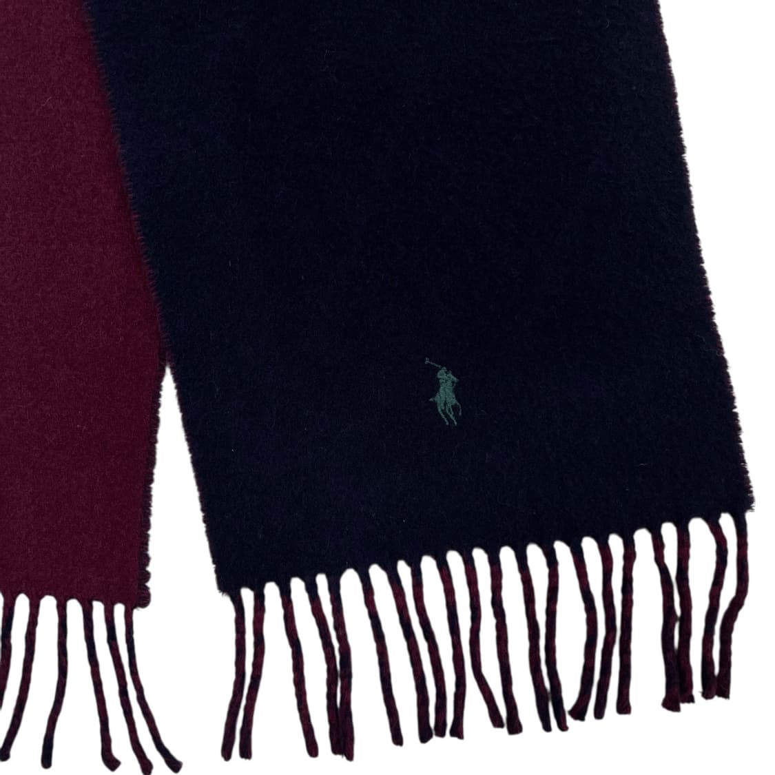 폴로 랄프로렌 그린포니 버건디 네이비 머플러 상품이미지5