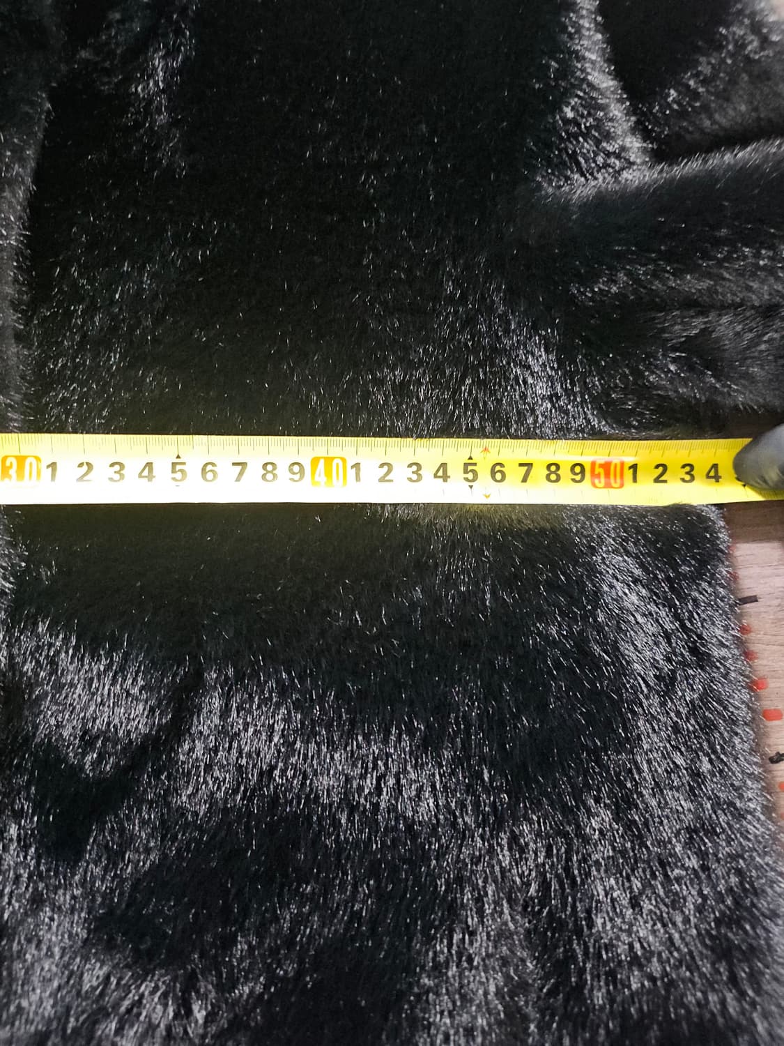 블랙 인조 퍼 코트  L 상품이미지6