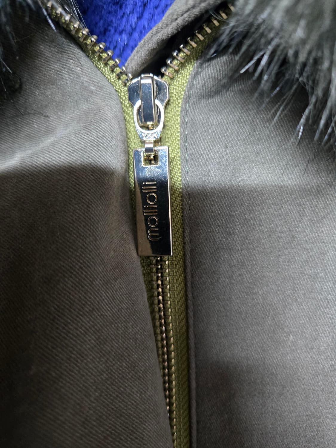 Molliolli  몰리올리 퍼  후드 코트 EUR38/USA M 상품이미지4