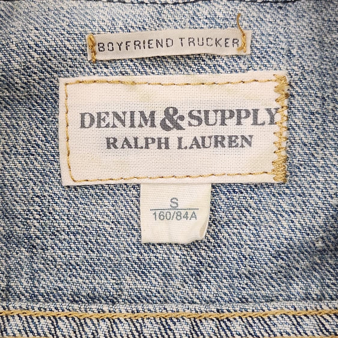 폴로랄프로렌 데님앤서플라이 성조기 징 디테일 트러커 자 상품이미지10