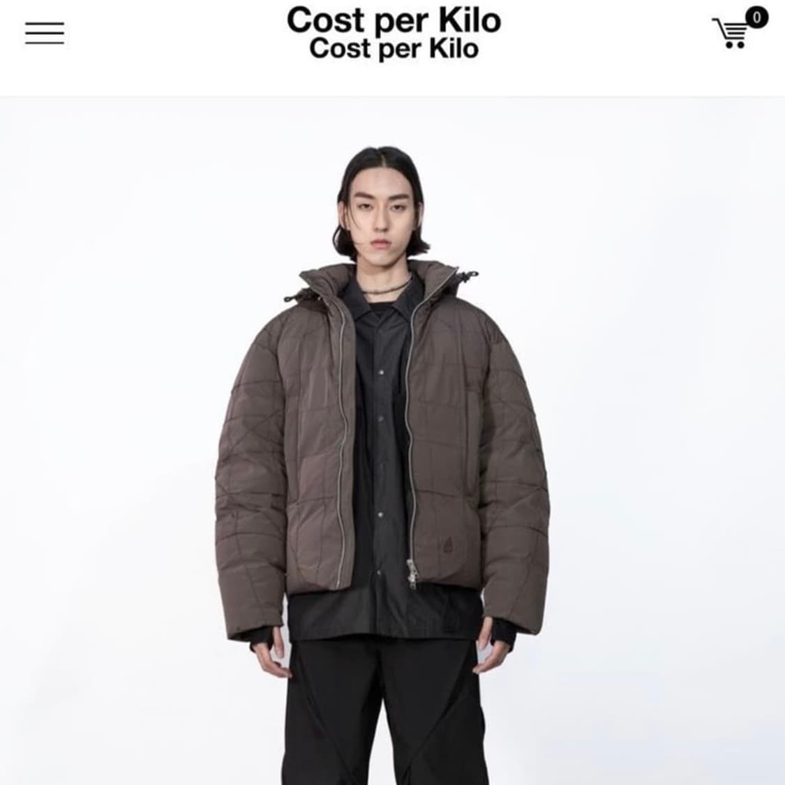 코스트퍼킬로 패딩 L 상품이미지3