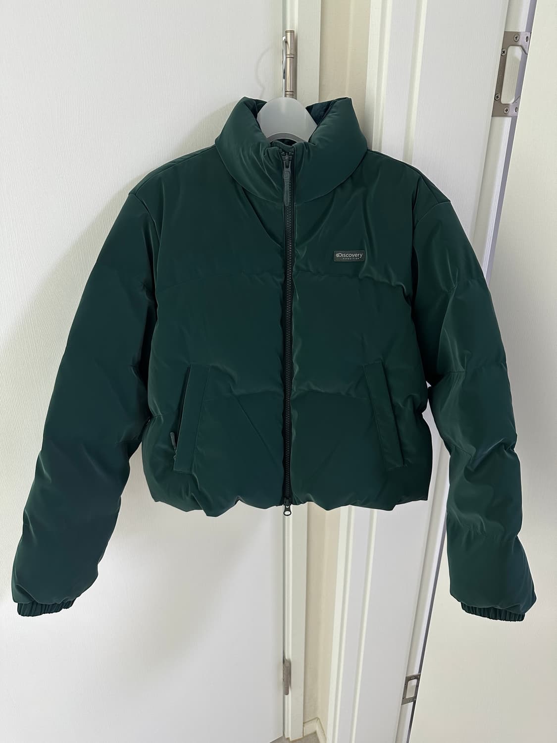 헤이니글로우숏패딩 고윤정패딩 그린컬러 상품이미지9