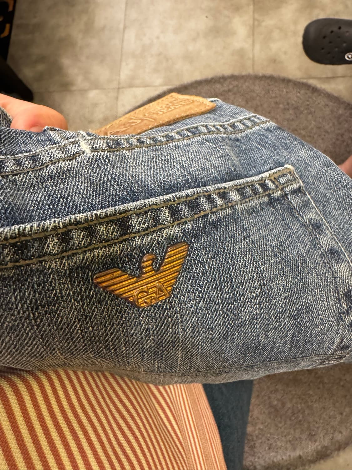 90s Armani Jeans denim pants 상품이미지6