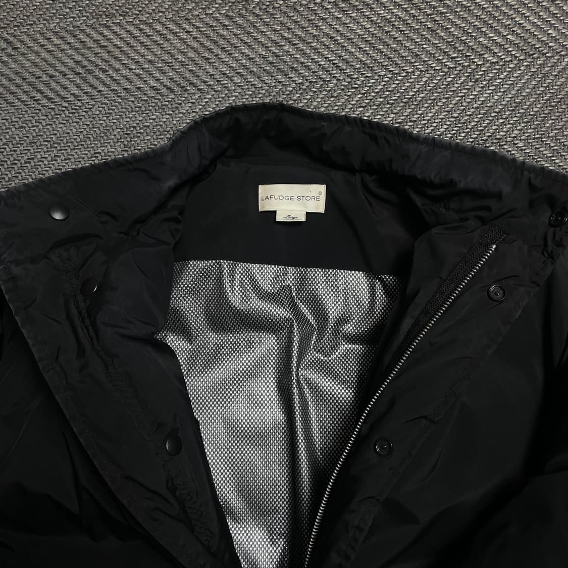 라퍼지스토어 미니멀 덕 다운 나일론 숏패딩o 5410 상품이미지3