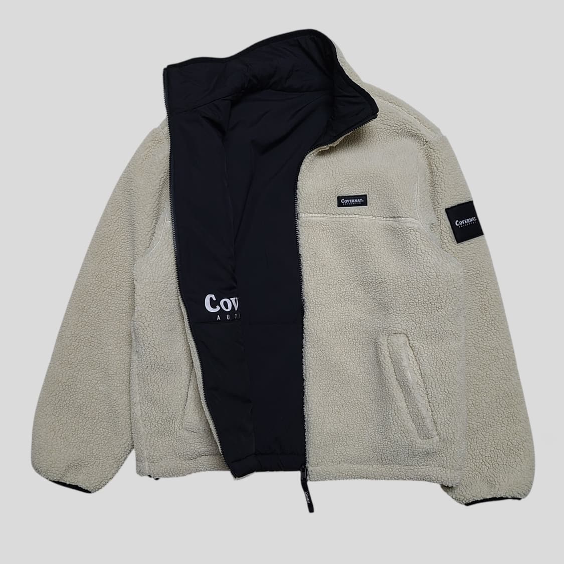 커버낫 리버시블 후리스 양면패딩점퍼 상품이미지8