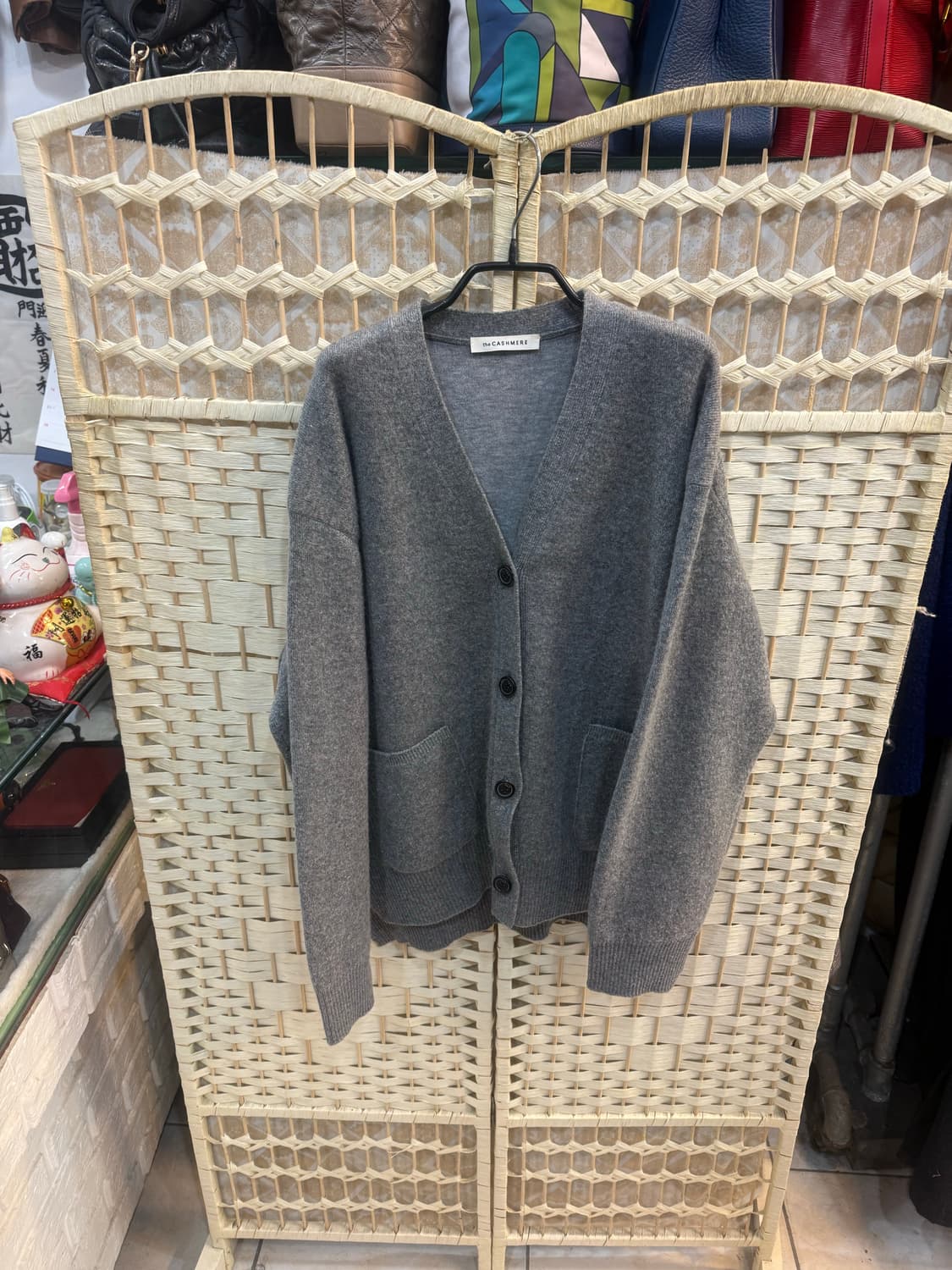 66/21fw 정품 한섬 캐시미어 캐시미어가디건 팝니다 상품이미지1
