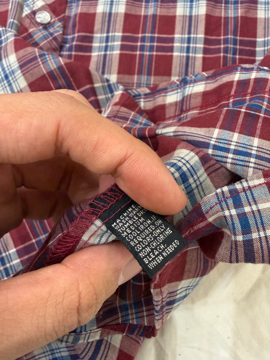 HOLT 웨스턴 체크 셔츠 상품이미지4