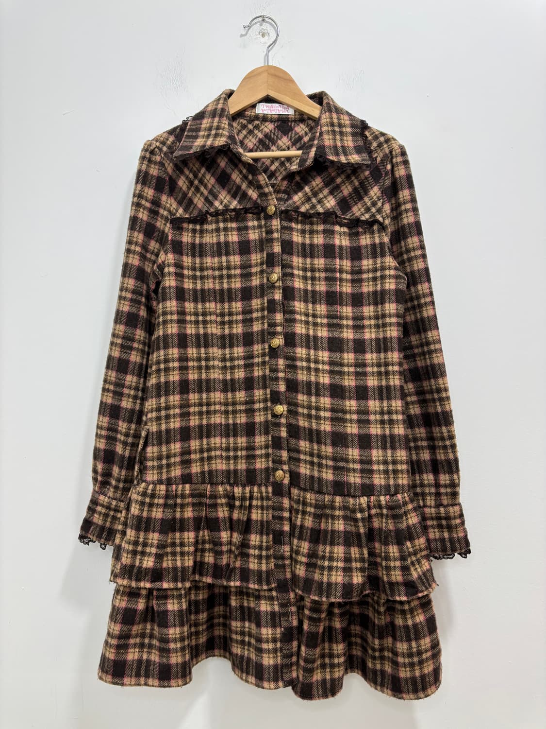 liz lisa Tralala 초코브라운 프릴 레이스 원피스 상품이미지6