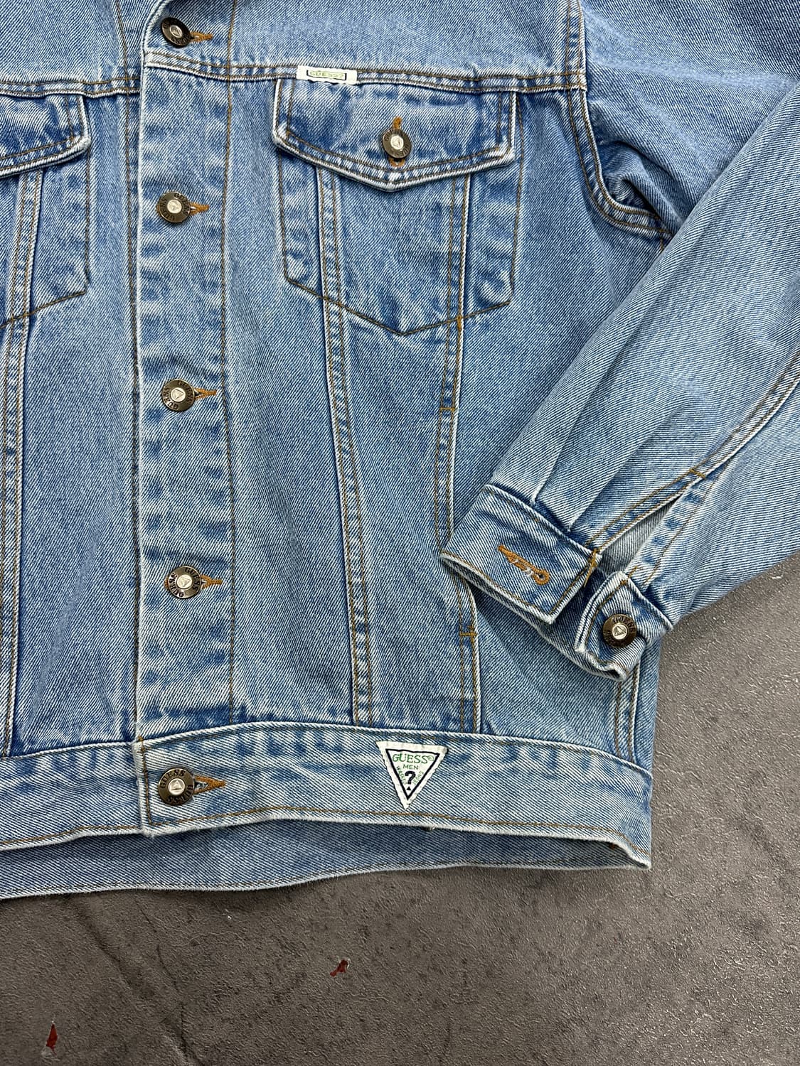 게스 진 데님 자켓 L 상품이미지2