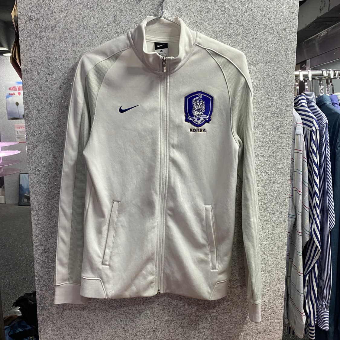 나이키 스우시 국대 화이트 트랙탑 져지 B4693 상품이미지2