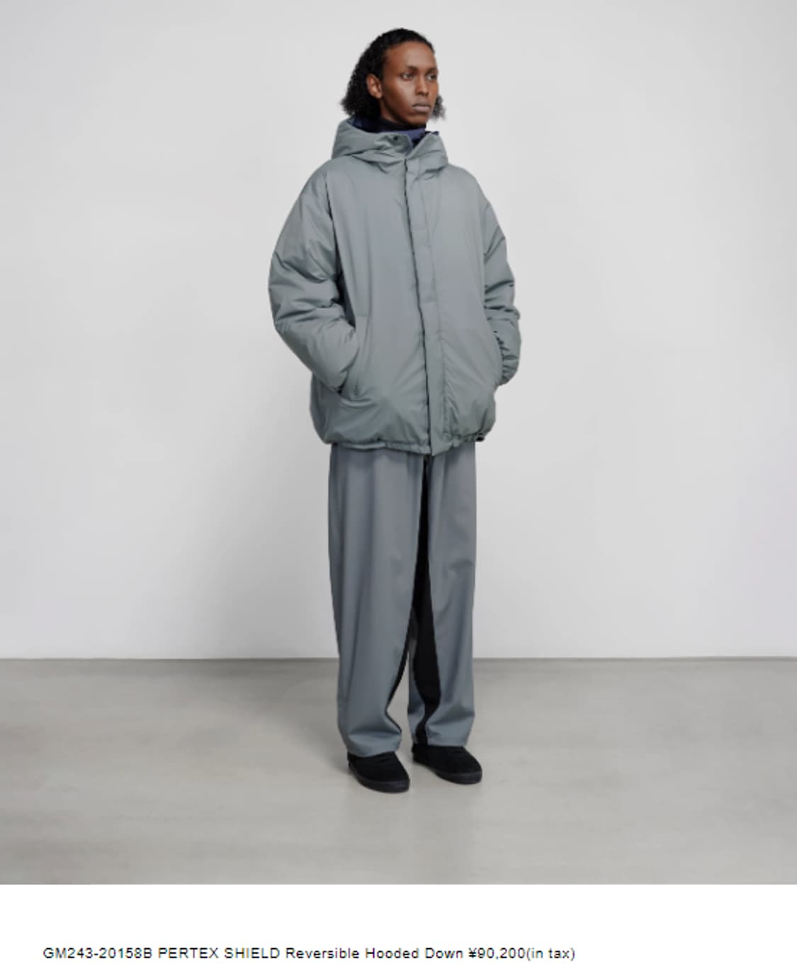 [1] 그라프페이퍼 퍼텍스 쉴드 리버시블 후디드 다운 패딩 상품이미지4