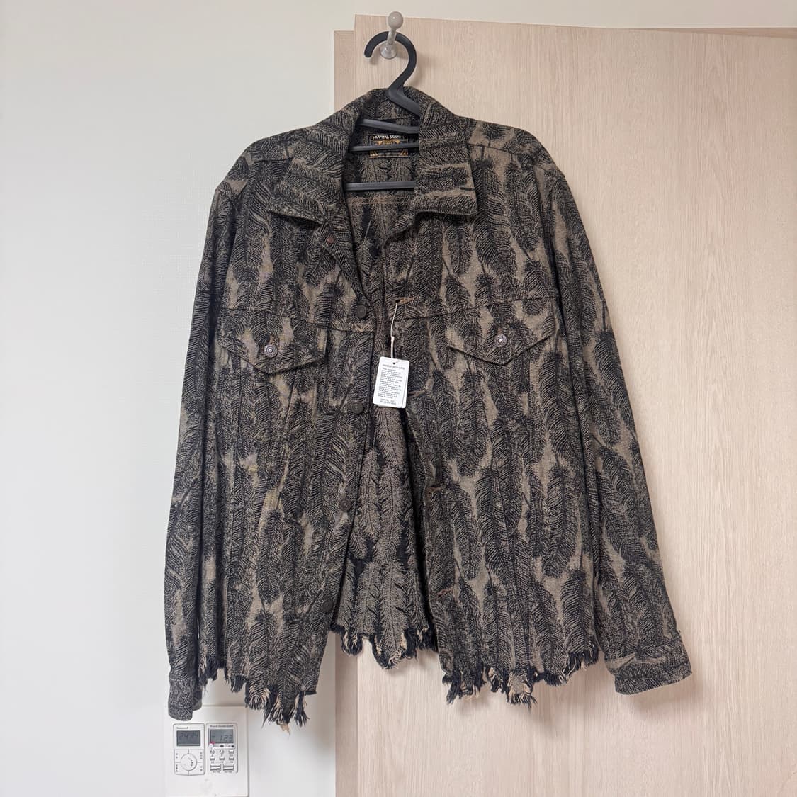 [3]kapital 캐피탈 페더 자켓 블랙베이지 상품이미지3