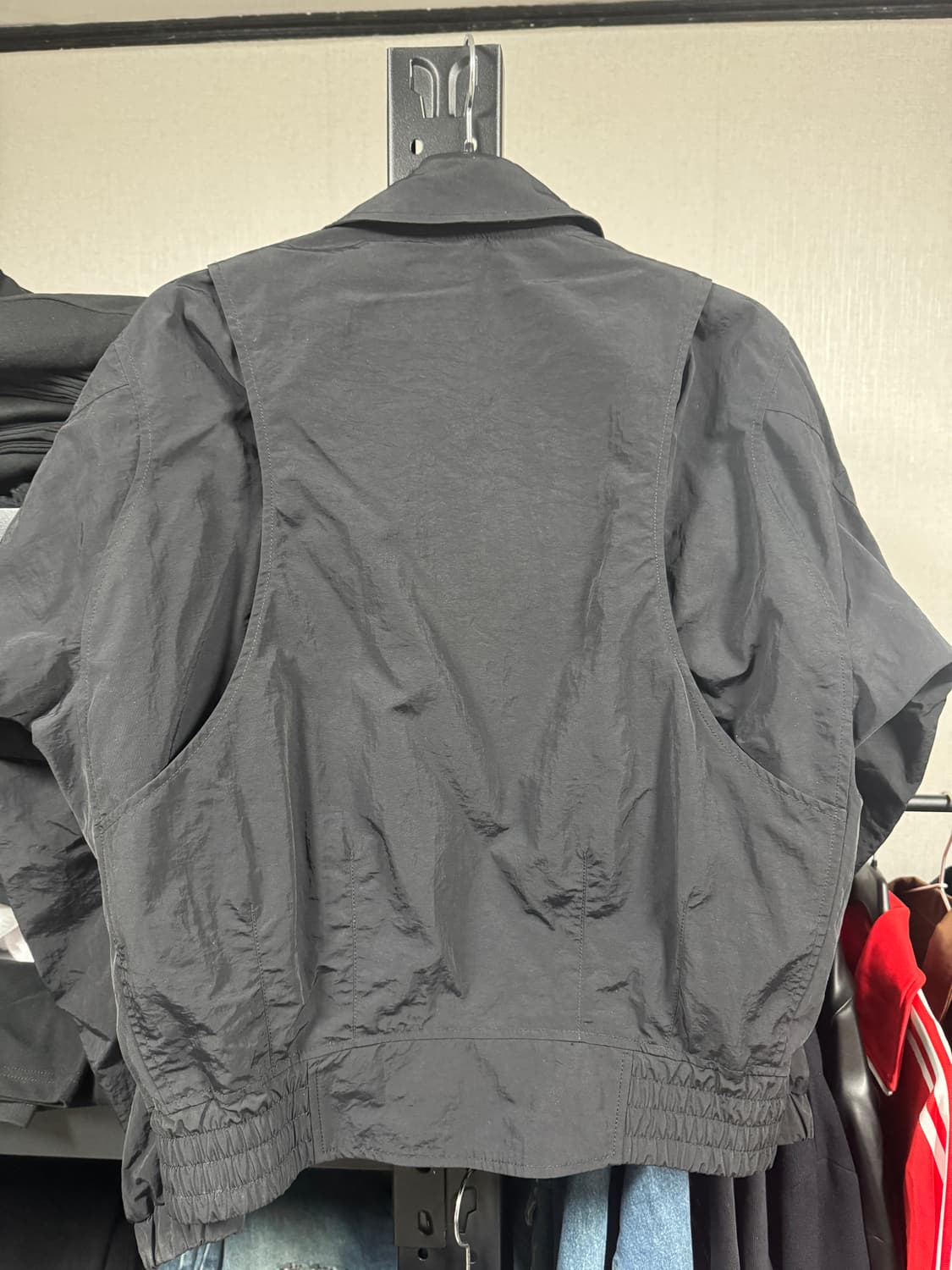 NVRFRGT 블랙 블루종 자켓 상품이미지2