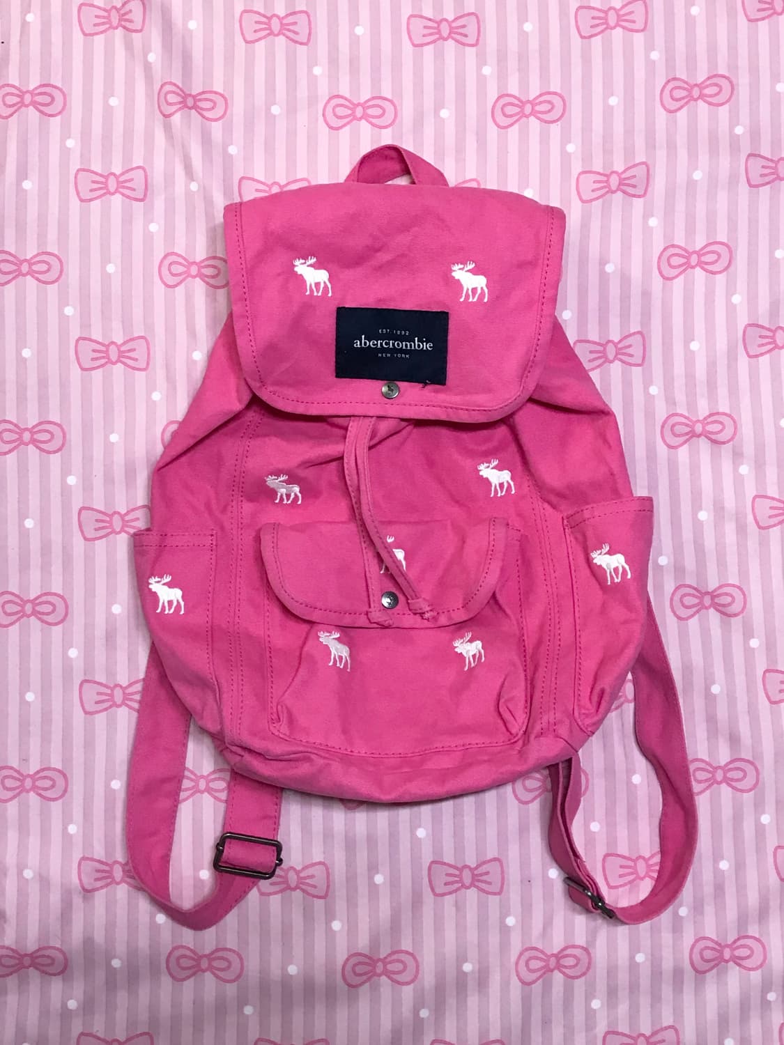아베크롬비 가방 핑크 백팩 상품이미지1