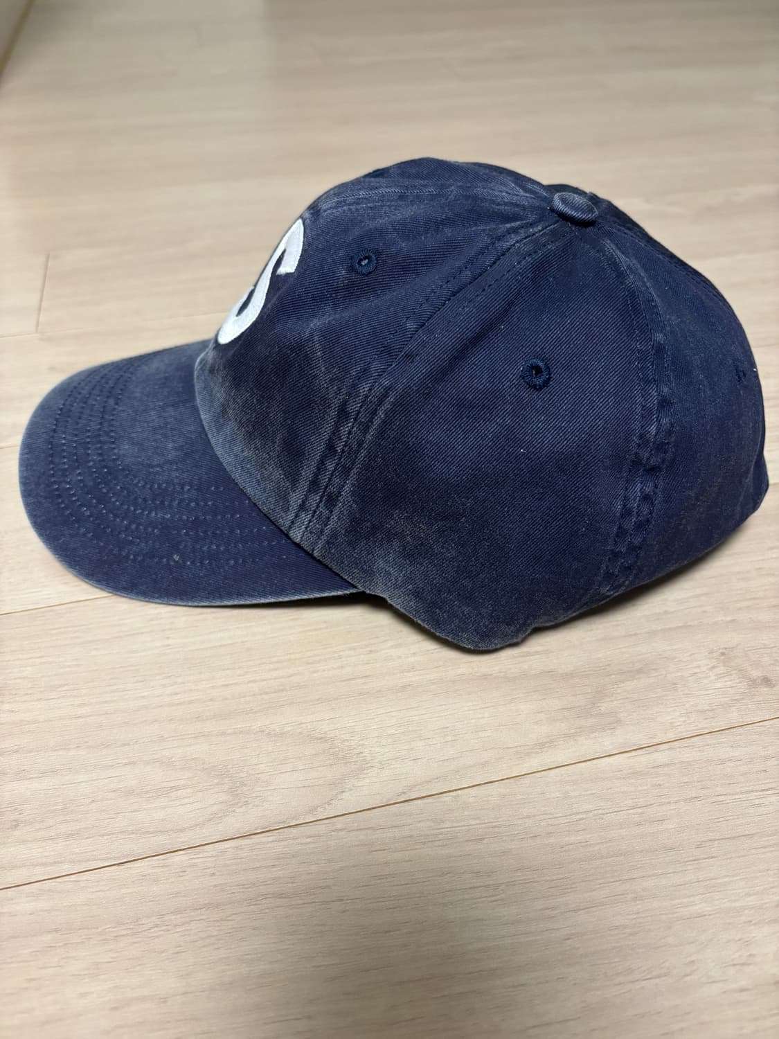 슈프림 S 로고 6패널 캡 네이비 23fw 상품이미지4