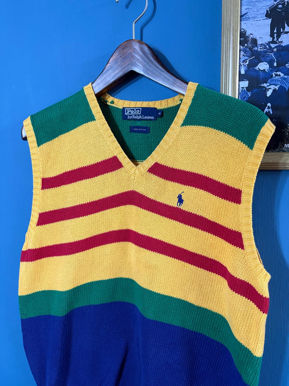 90‘s polo Ralph Lauren cotton vest 상품이미지2