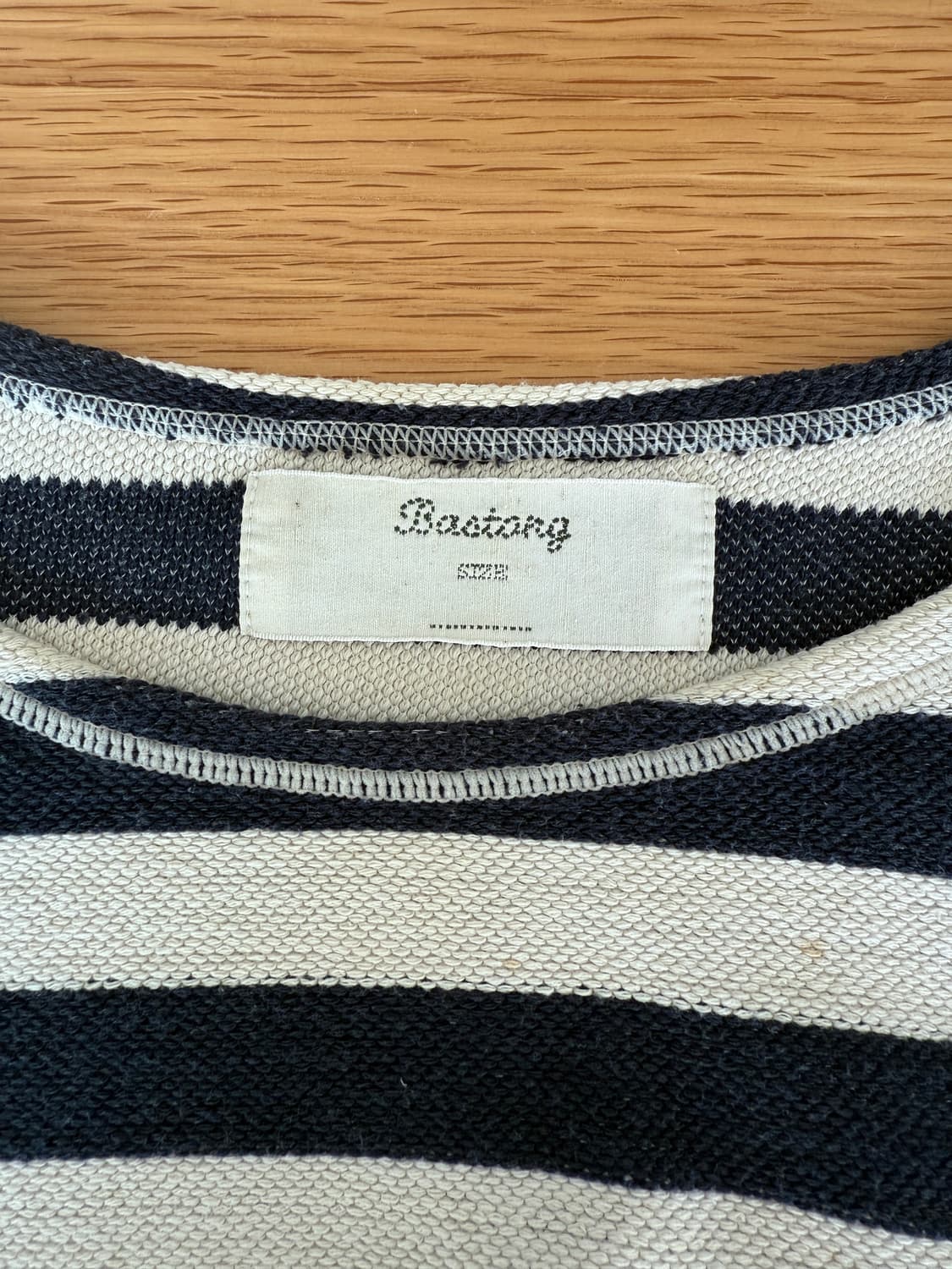 바스통(Bastong) 스트라이프 롱슬리브 상품이미지9