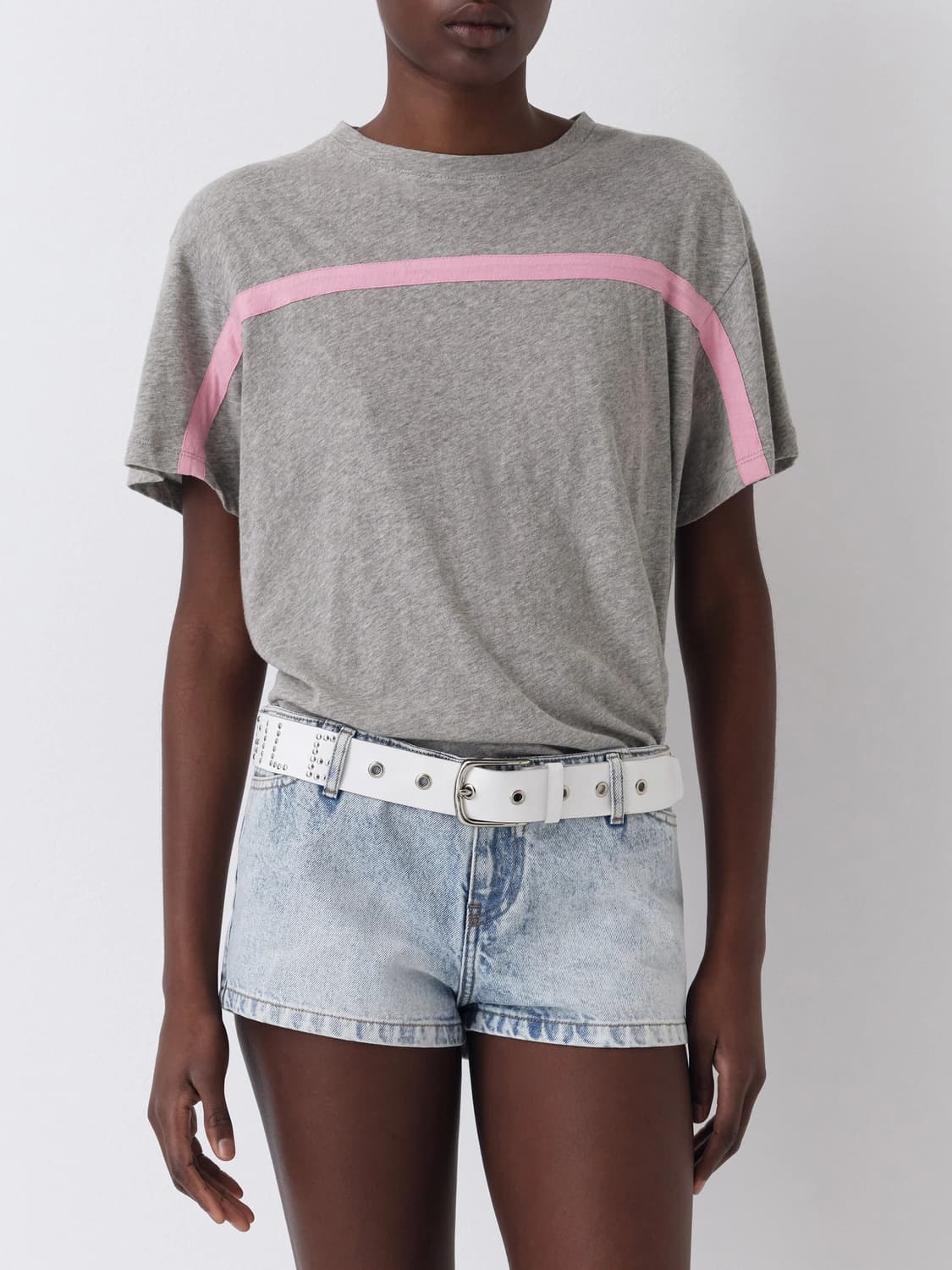 (S/M,M/L) 기마구아스 Fragile  벨트 / 화이트 상품이미지1